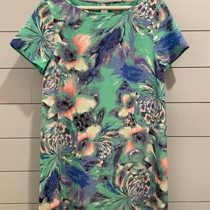 Shoshanna Floral Silk Shift Dress